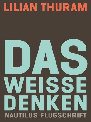 cover image of Das weiße Denken